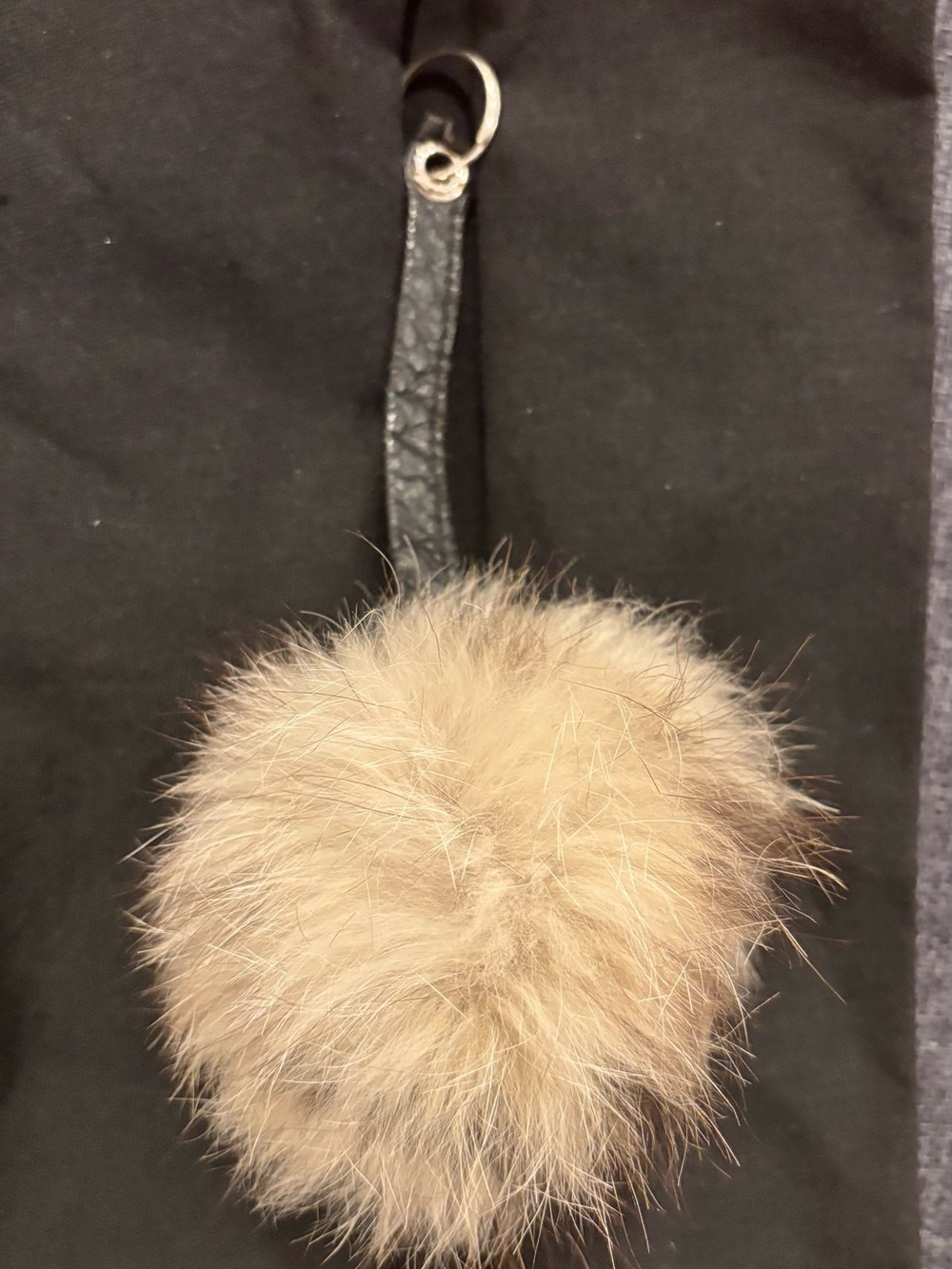 Fur Pom-Pom Keychain